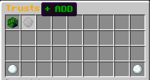 Trusts GUI